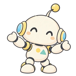 喜ぶロボ